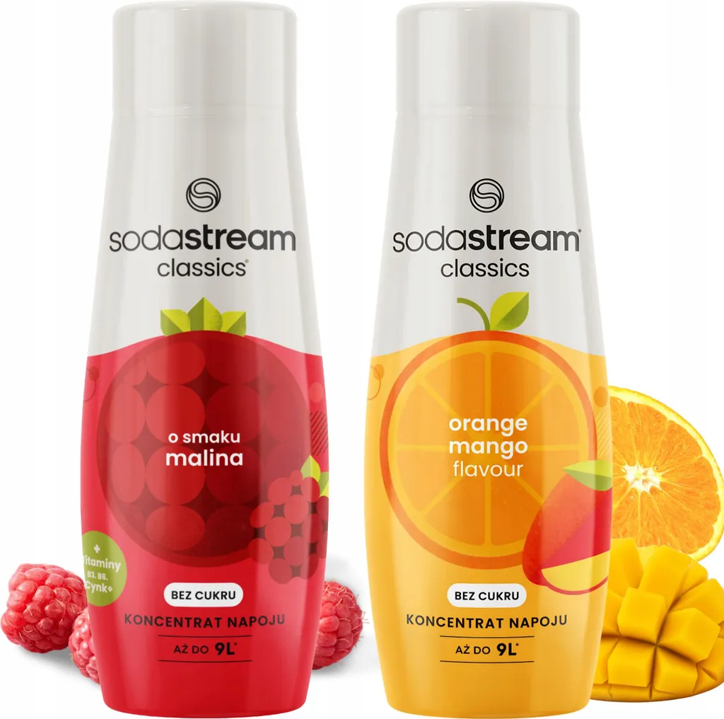 Sirops SodaStream Sans Sucre : fini les bouteilles lourdes et le sucre