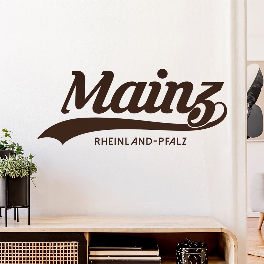 Mainz Rheinland-Pfalz Wandtattoo Wandaufkleber Wall Sticker - Dekoration, Küche, Wohnzimmer, Schlafzimmer, Badezimmer
