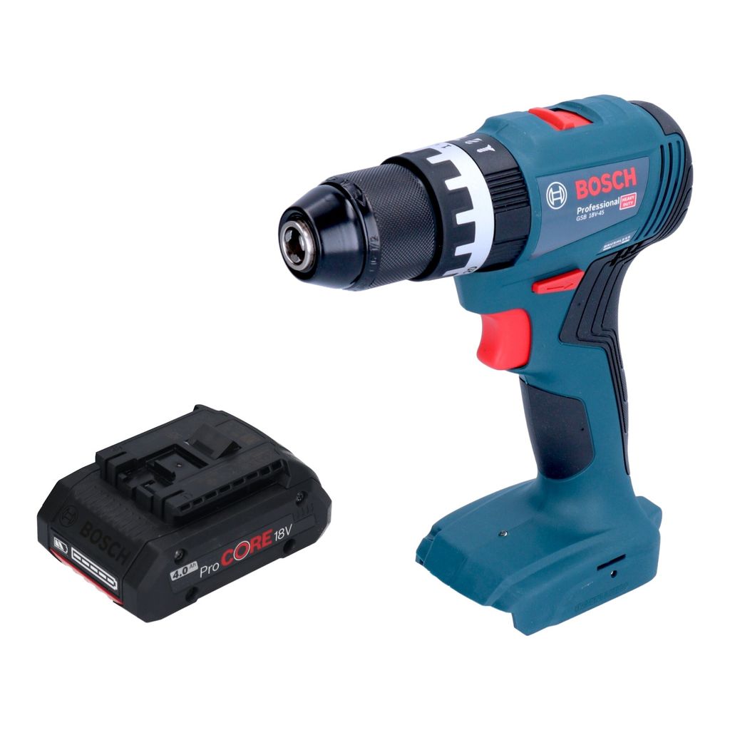 Bosch GSB 18V-45 Professional Akku Schlagbohrschrauber 18 V 45 Nm Brushless + 1x ProCORE Akku 4,0 Ah - ohne Ladegerät