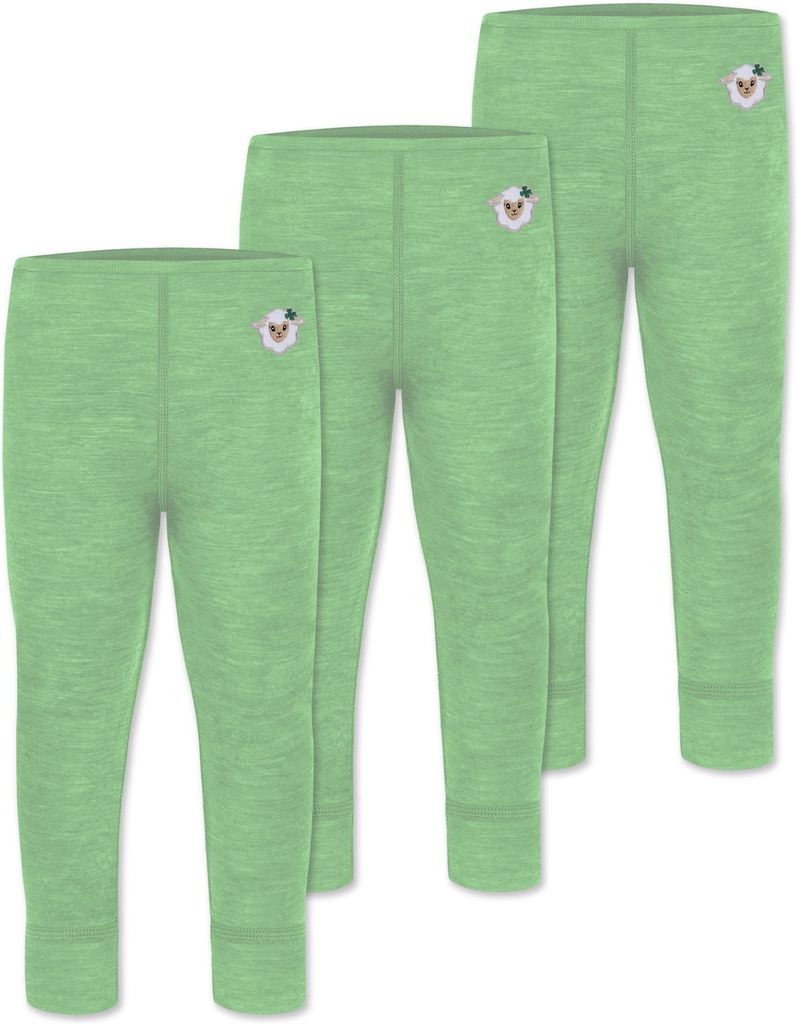 normani 3er Pack Baby Merino Lange Unterhose