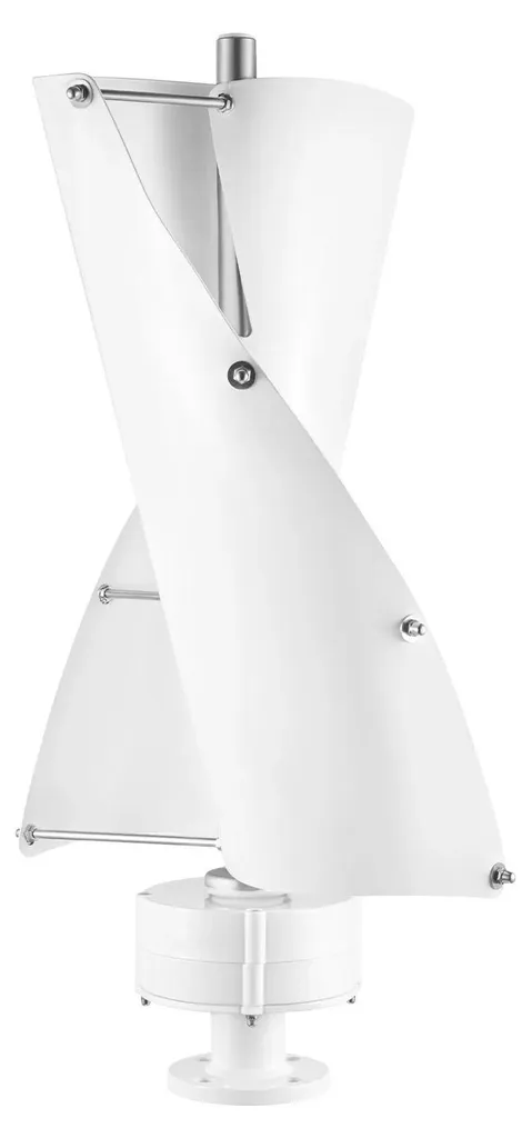 Éolienne 100W 24V à arbre unique et design hélicoïdal pour batteries