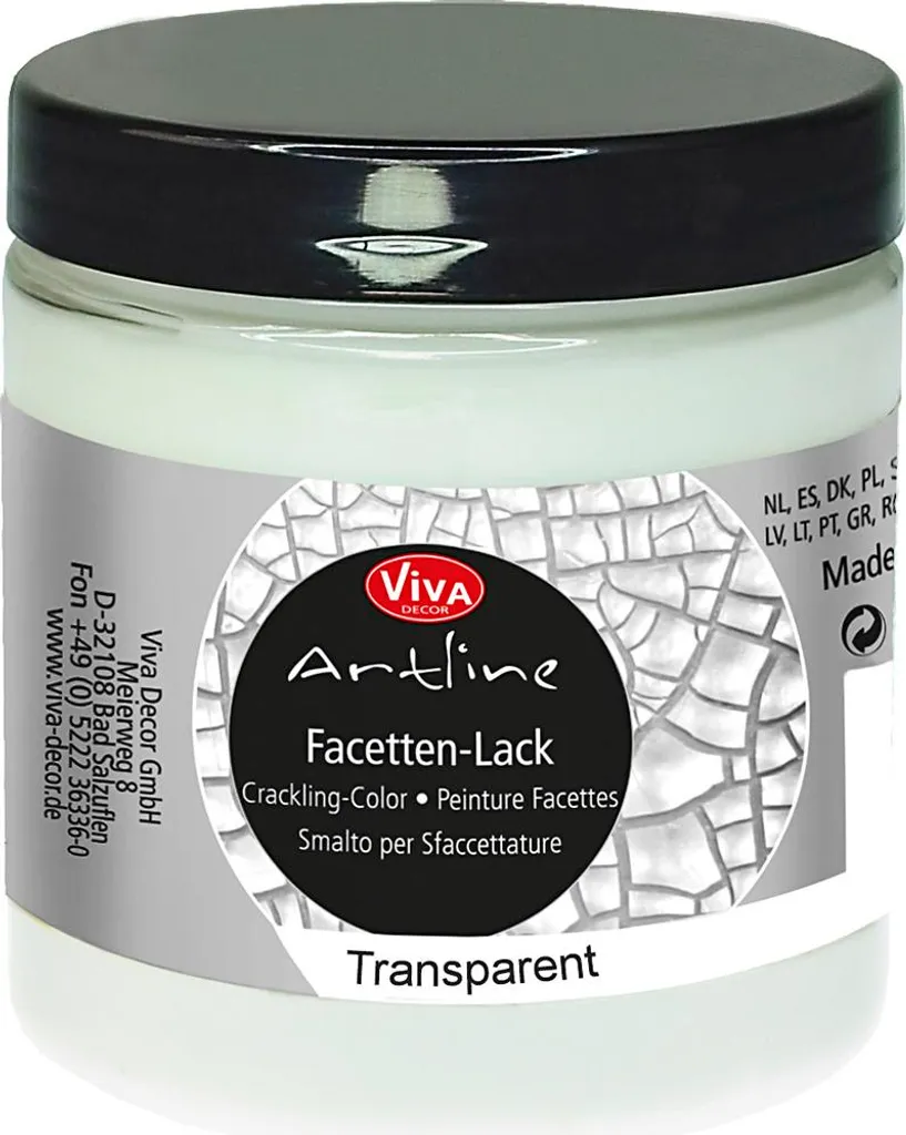 Rénovez vos meubles avec le vernis à facettes 250 ml effet craquelé