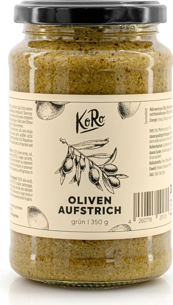 KoRo I Grüne Oliven Aufstrich 350 g