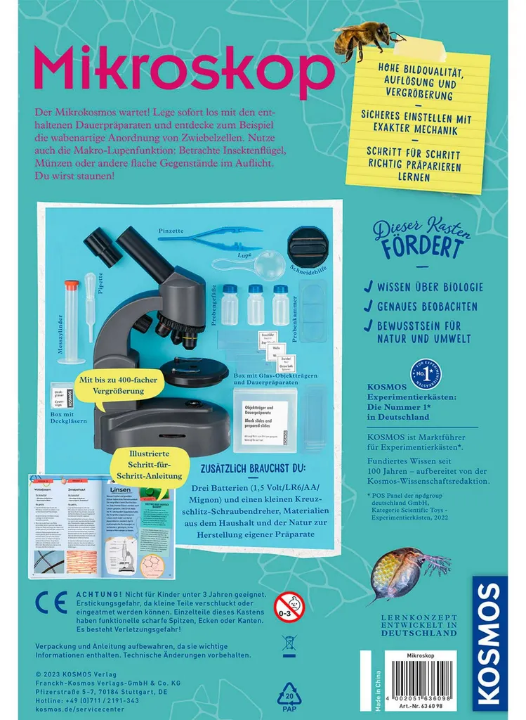 Microscope Optique KOSMOS : Matériel Scientifique de Découverte Naturelle - 2