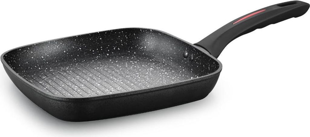 Marmorbeschichtete Grillpfanne, antihaftbeschichtet, 24 cm