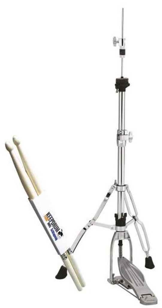 Tama HiHat Maschine HH315D Speed Cobra mit Schlagzeugstöcken
