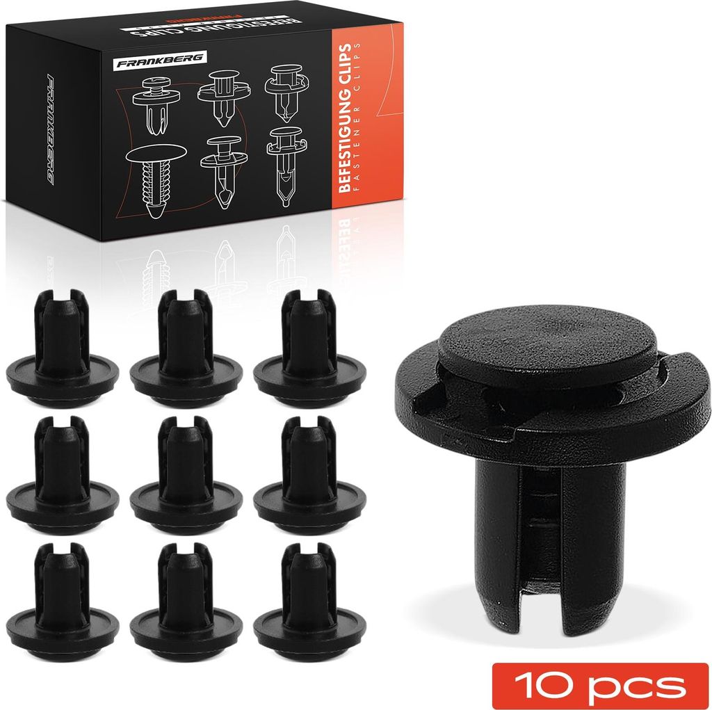 Frankberg 10x Befestigungsclips Stoßstange für Honda Civic IX Stufenheck Tourer VII Coupe Hatchback