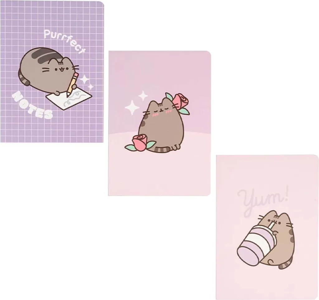 Pusheen - Set di quaderni A5 della collezione Moments 3 pezzi. - 2