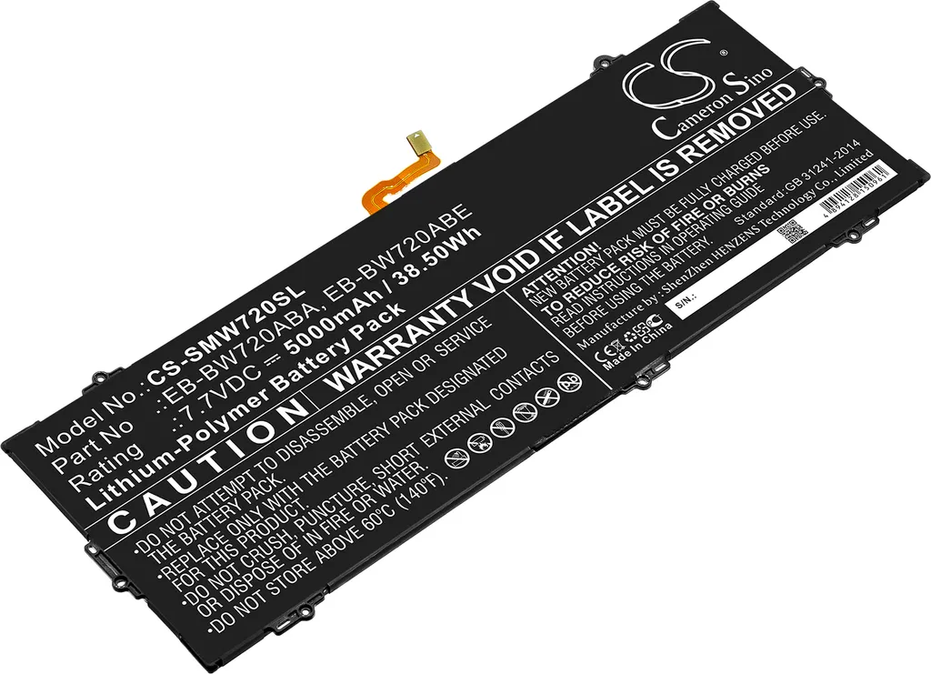 Batterie Interne pour Samsung Galaxy Book 12 - Remplacement EB-BW720ABE