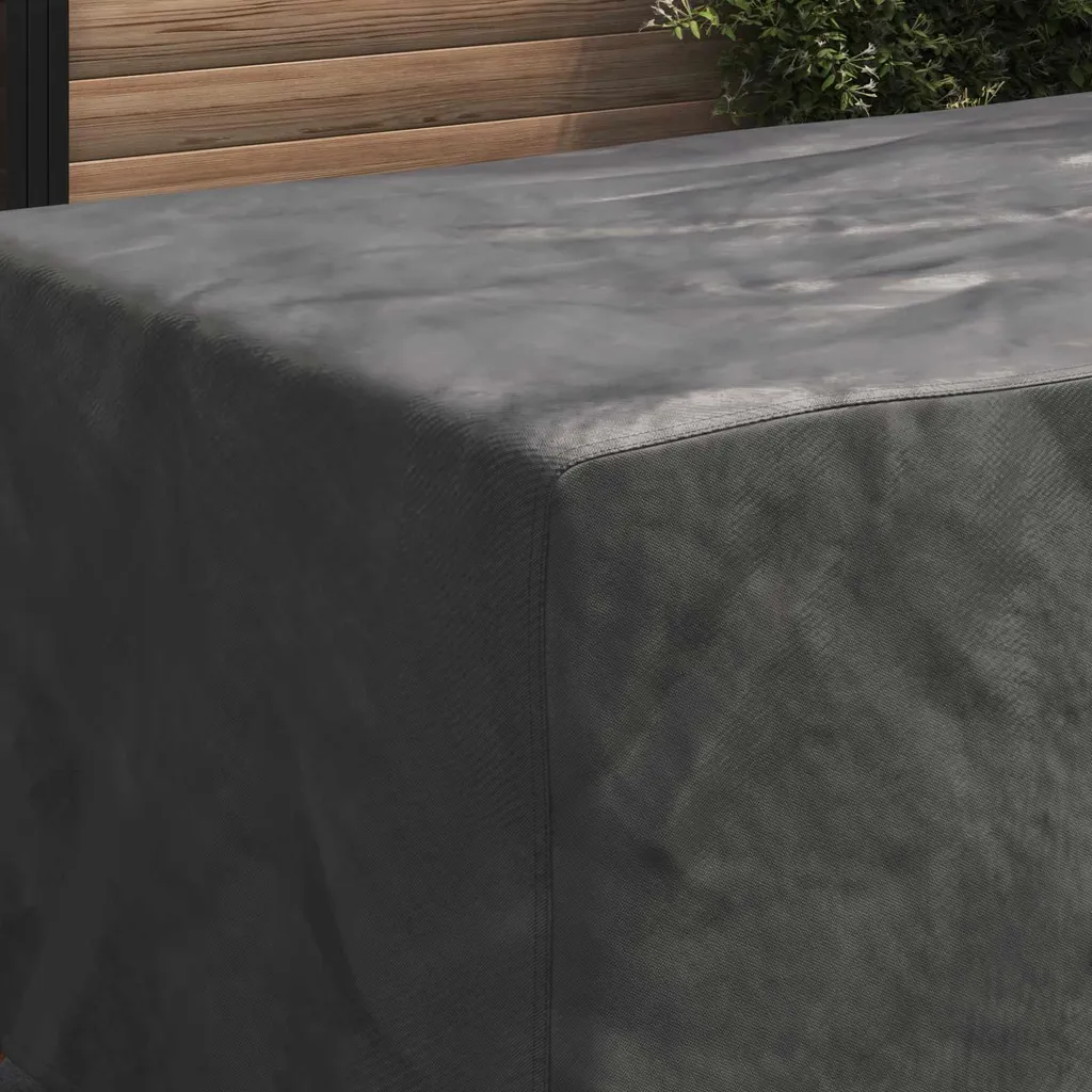 Telo Protettivo Giardino vidaXL 200x110x70 cm Nero Oxford 420D - 4