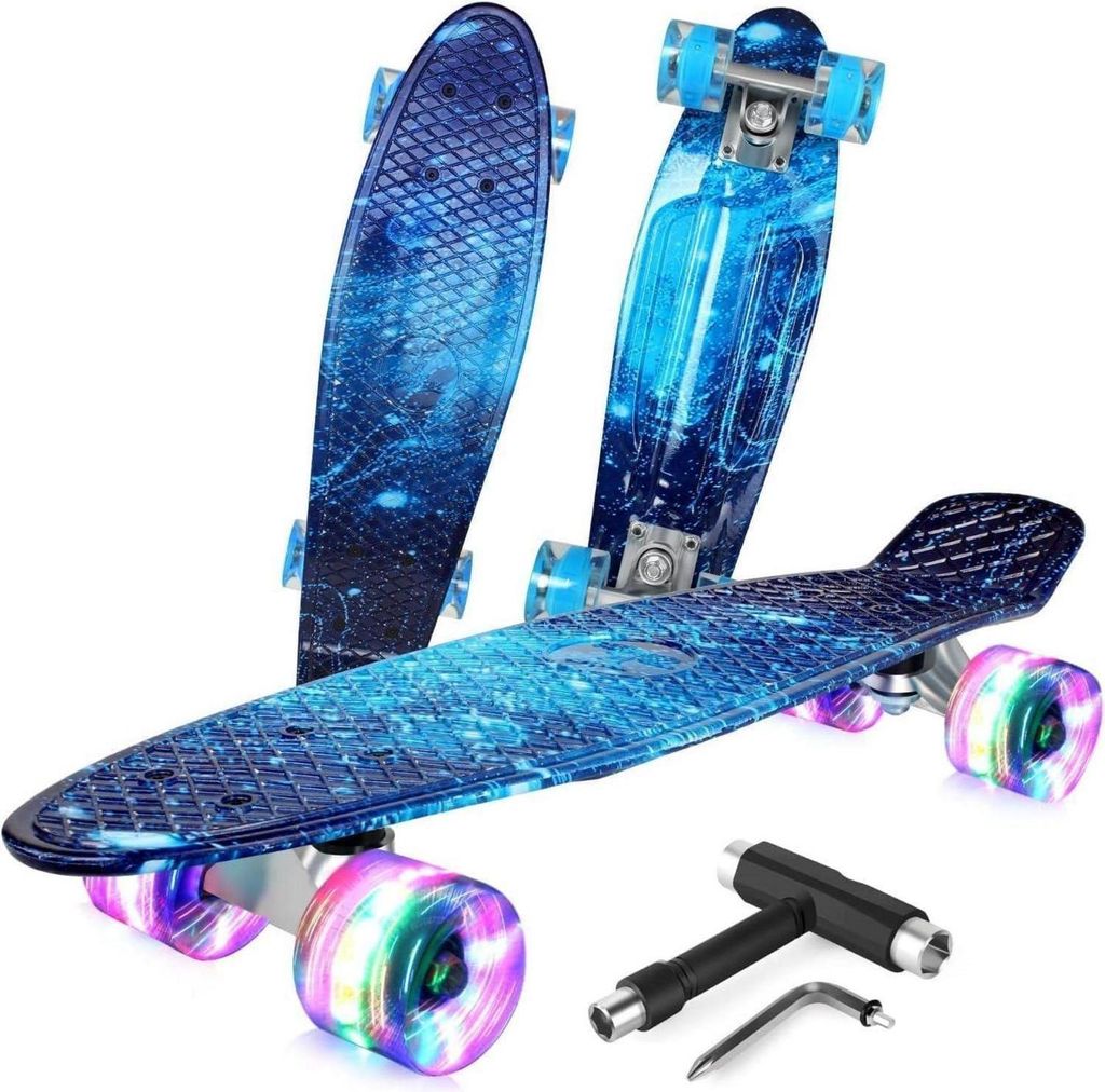 BELEEV skateboard 22 palců mini cruiser pro děti teenagery Obrázek produktu 