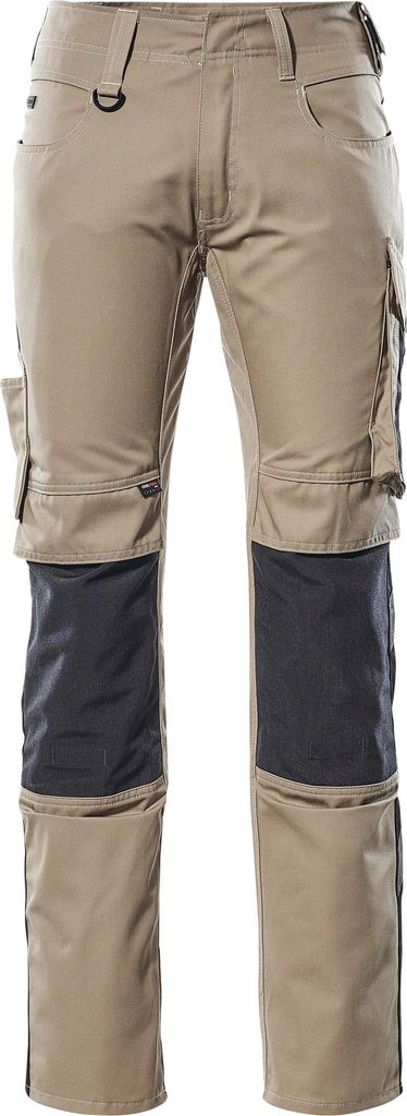 MASCOT Mannheim Hose Größe 82C46, hellkhaki/schwarz | Packung (1 Stück)