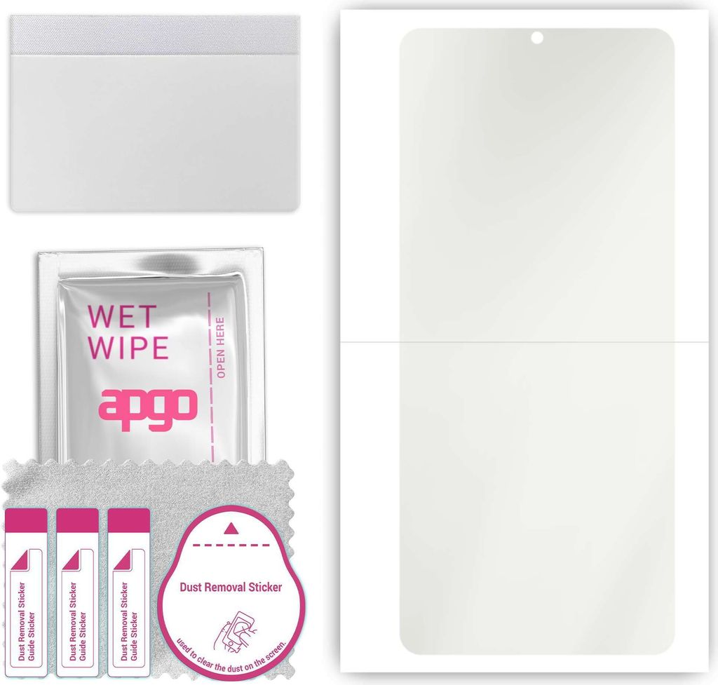 apgo Hydrogel Schutzfolie, Matt, kompatibel mit Vivo Y52s, flexibele Displayschutzfolie, Folie mit Positionierhilfe, Anti-Fingerprint, kratzfest, e...