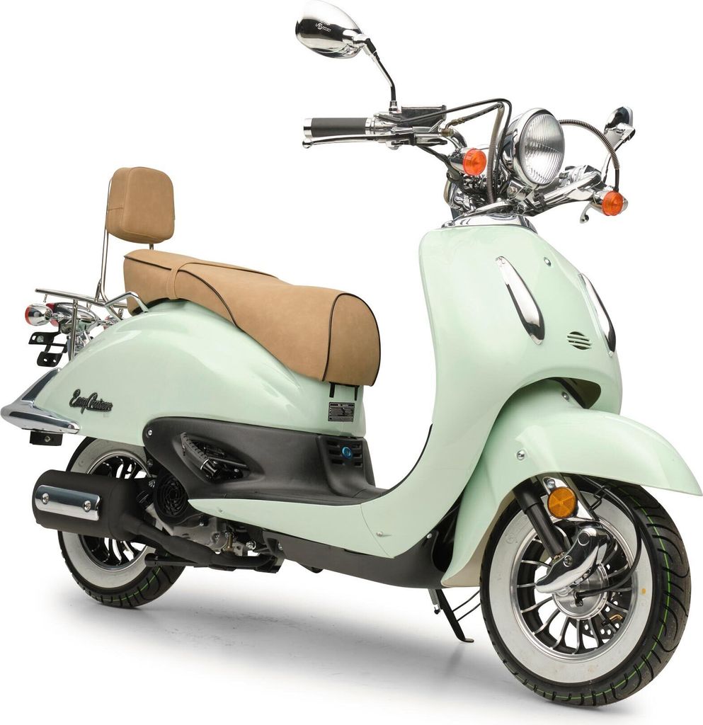 Motorroller Retro EasyCruiser Eco Mint 50ccm 45 kmh Moped Produktbild 11