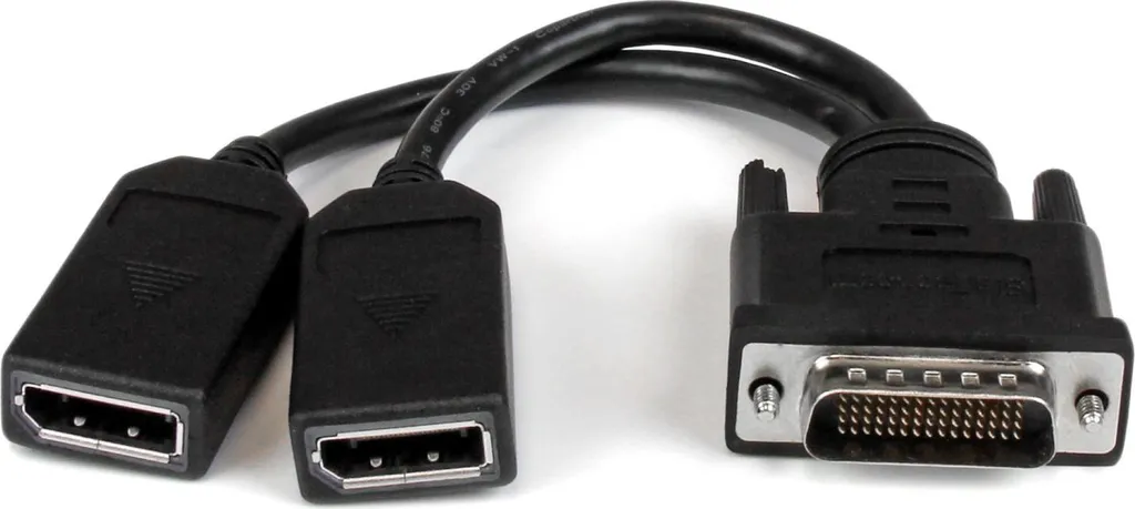 Doublez votre espace de travail avec le câble DMS-59 vers 2x DisplayPort DP