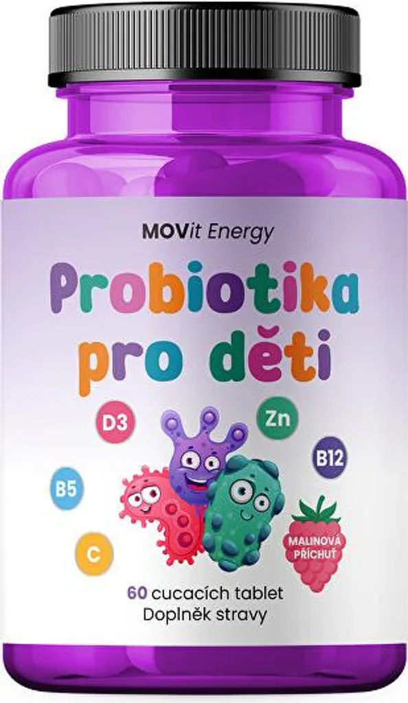 Complément alimentaire probiotiques enfants et vitamines - Cure 60 jours
