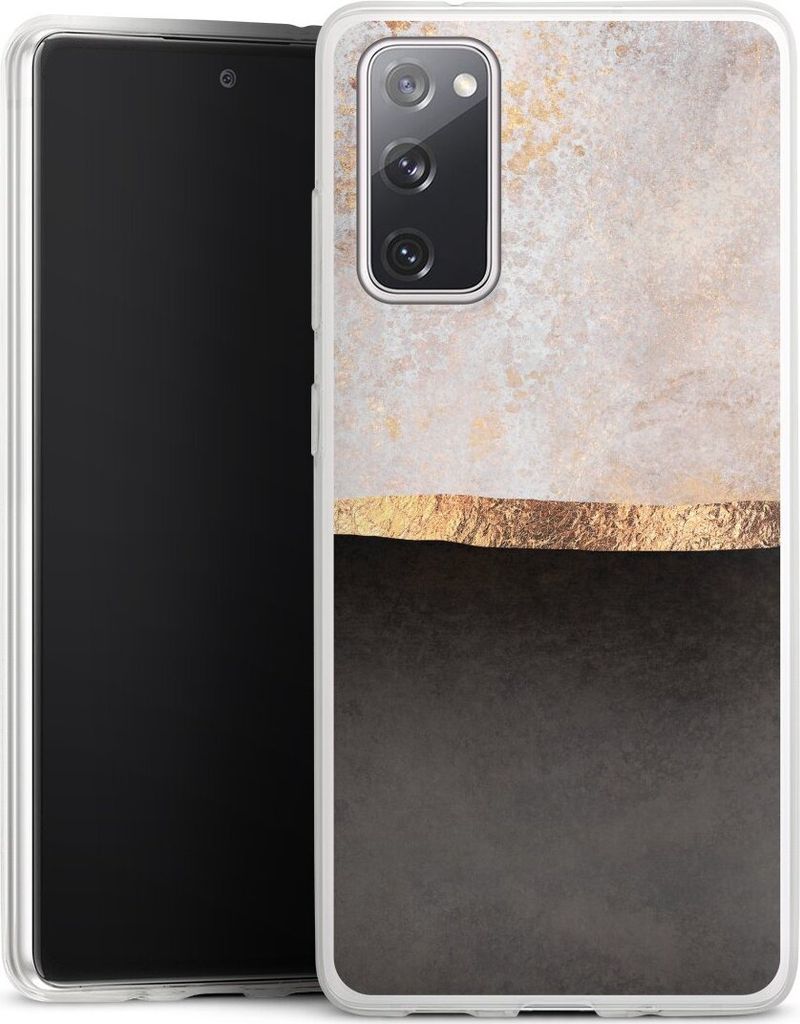 DeinDesign Slim Hülle für Samsung Galaxy S20 FE 5G Silikon Case Ultra Dünn Handyhülle Abstrakt Black & White Trends