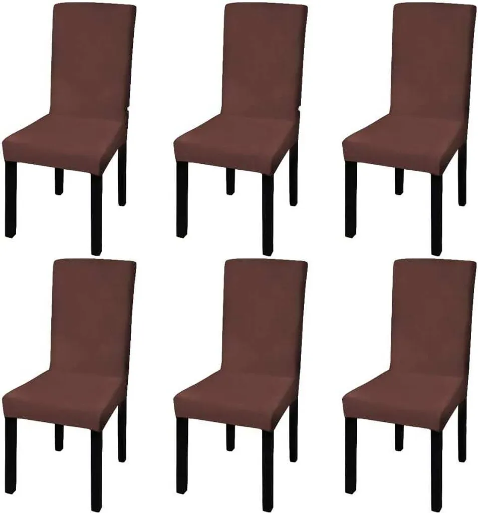 Coprisedia Marroni Lavabili Set 6 pz The Living Store Anti-Macchia