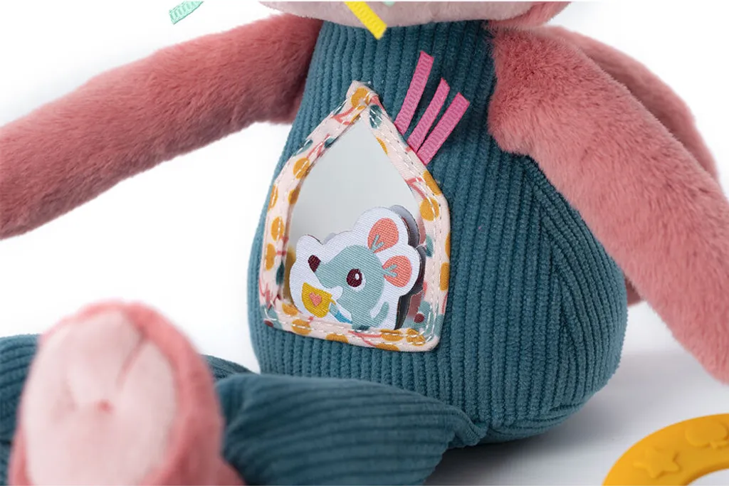 Peluche multi-activités Jeanne le chat : éveil sensoriel complet - 5