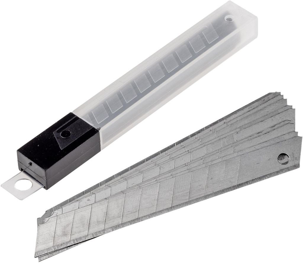 ChiliTec 23810 Ersatzklingen für Abbrechmesser 9mm 10er-Pack