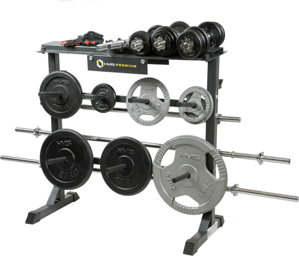 Support d'haltères et arbres à disques Str12 HMS Premium pro - 13
