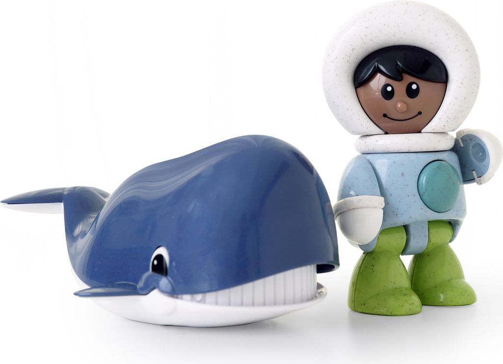 Tolo Spielset Wal und Polarbub - nachhaltiges Lernspielzeug für Kinder