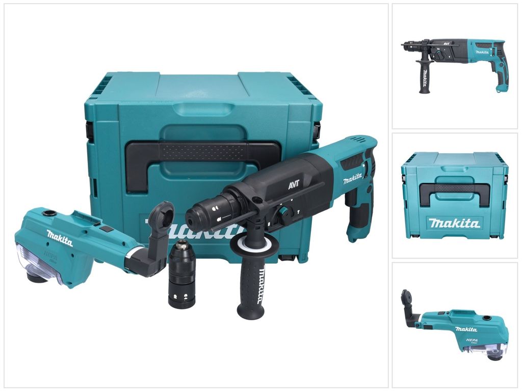 Makita HR2653TJ Kombihammer für SDS-Plus 26 mm 800 W im MAKPAC