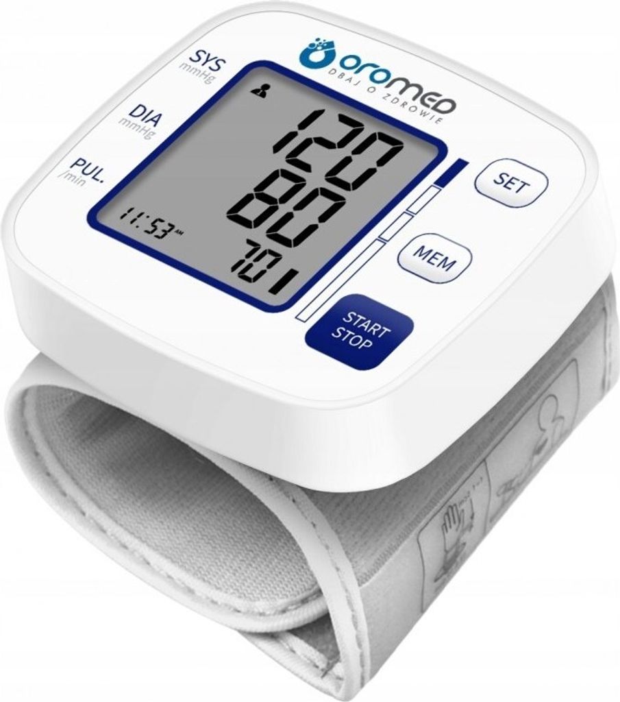 Oromed ORO-BP Smart Compact Handgelenk-Blutdruckmessgerät