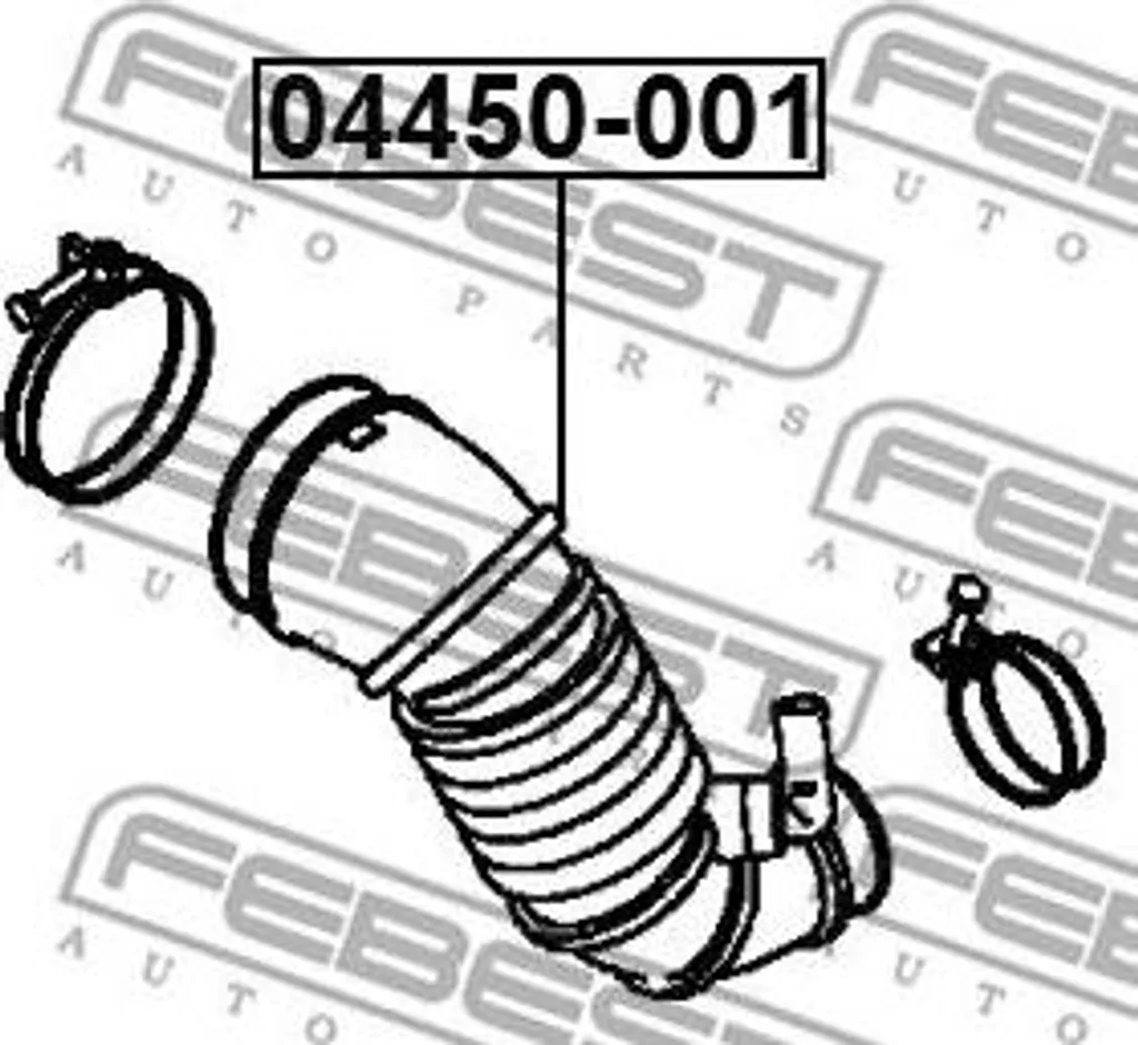Tubo Flessibile Aria Febest 04450-001 Compatibile MN171012 L200