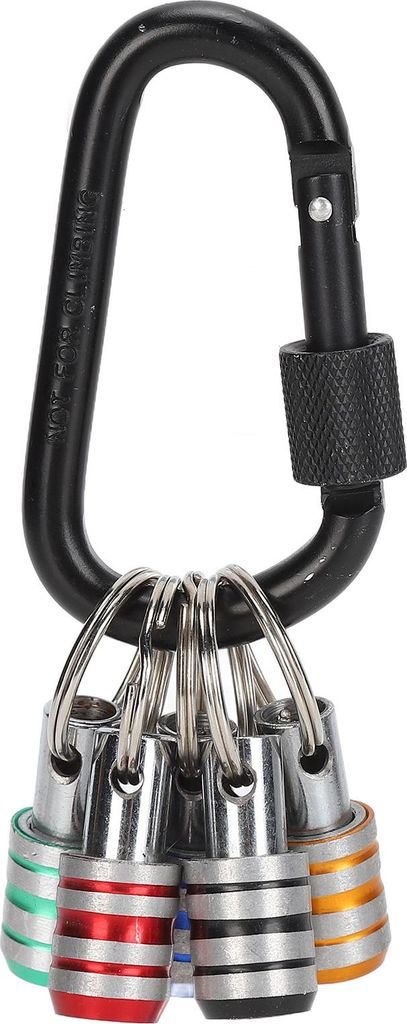 5-teiliges Set Sechskantschaft-Schlüsselanhänger 1/4 Zoll Schnellverschluss-Verlängerungsstange Schraubendreher-Bit für Bohrer