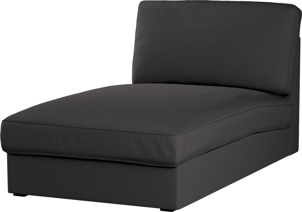 Dekoria Bezug für Kivik Recamiere Sofa, anthrazit, Bezug für Kivik Recamiere
