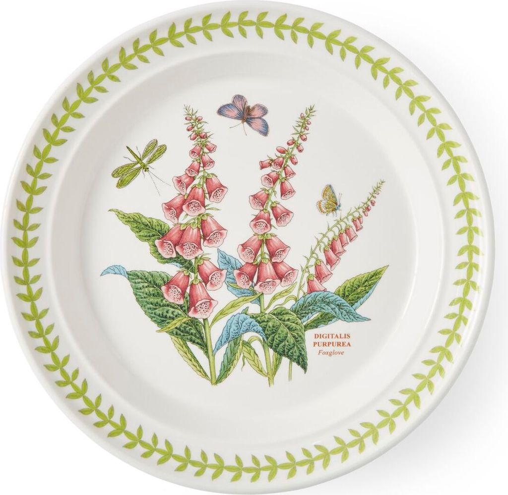Portmeirion Keramik Speiseteller Botanic Garden Meadow Fingerhut