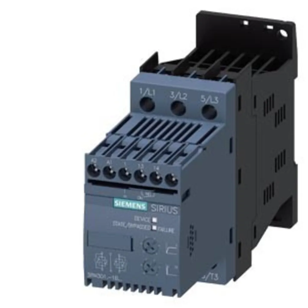 Siemens Sirius 3RW3016-1BB14 Démarreur Progressif Format Compact 45mm 9A