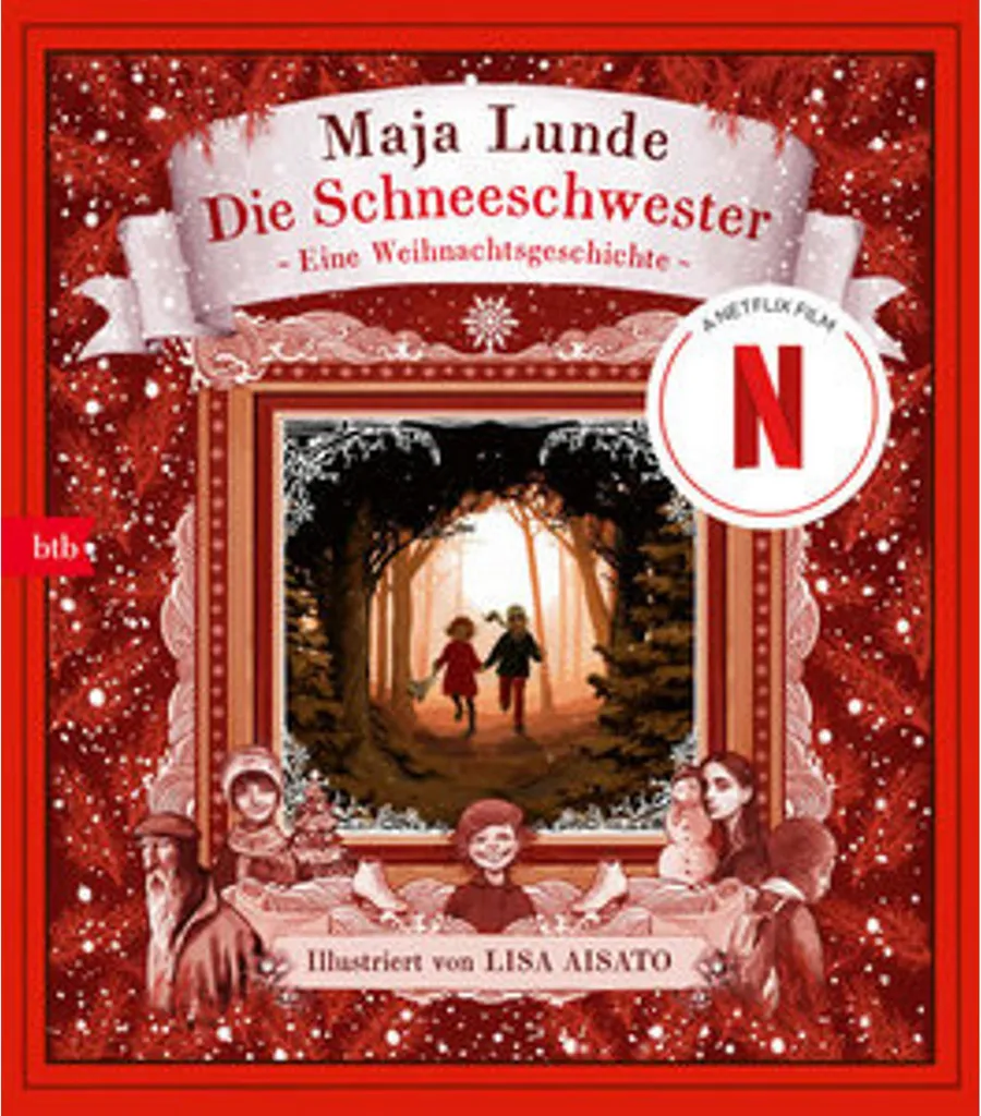Roman de Noël illustré La Sœur de neige pour enfants et collectionneurs