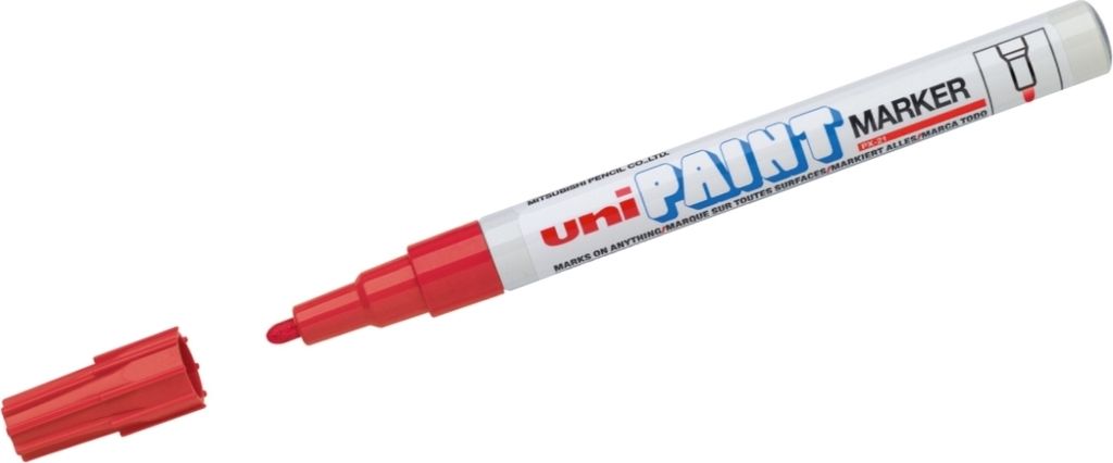 Dauermarker Uni-Ball Paint PX-21L Rot 12 Stück