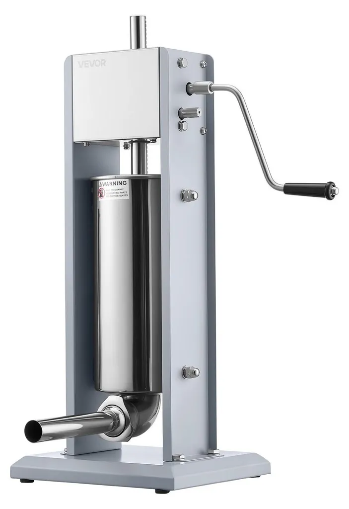 Machine à saucisses verticale de 5 litres en acier inox à deux vitesses
