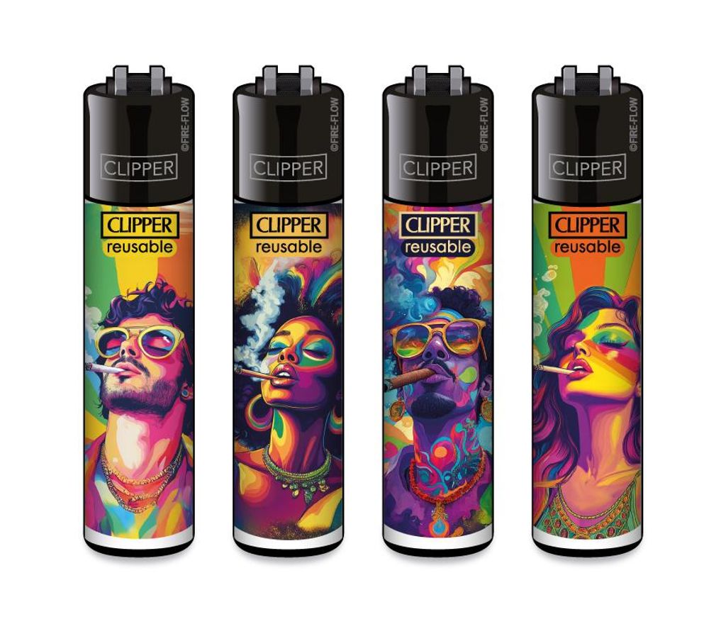 Clipper Feuerzeug 4er Set FFX Pride