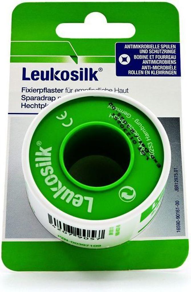 Leukosilk 2,5 cmx5 m Blisterkarte 1 St