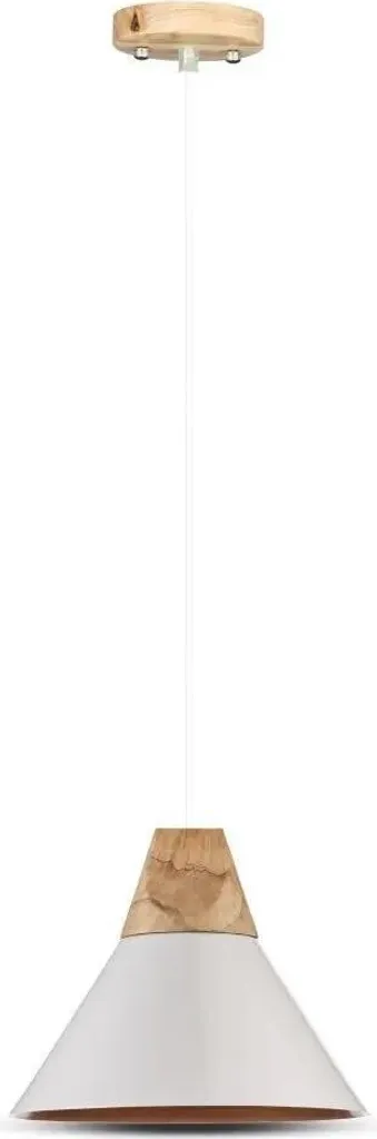 Suspension design blanche 110cm en métal V-TAC VT-7425 culot E27 60W