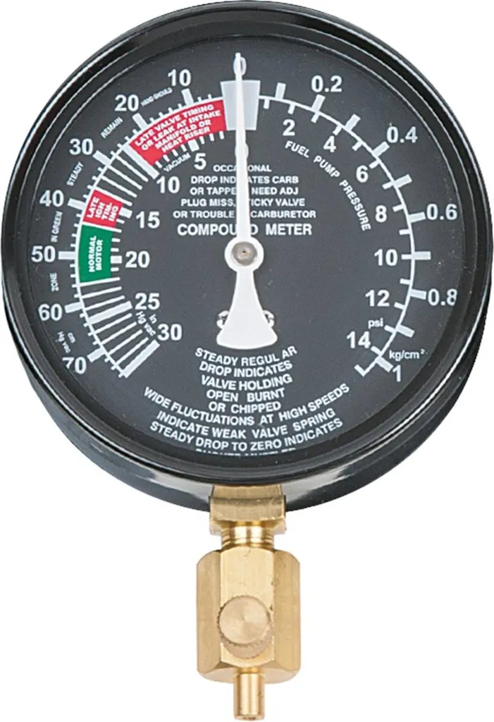 Acquista KS TOOLS 150.3601 - Manometro Ø 92 mm Alta Qualità