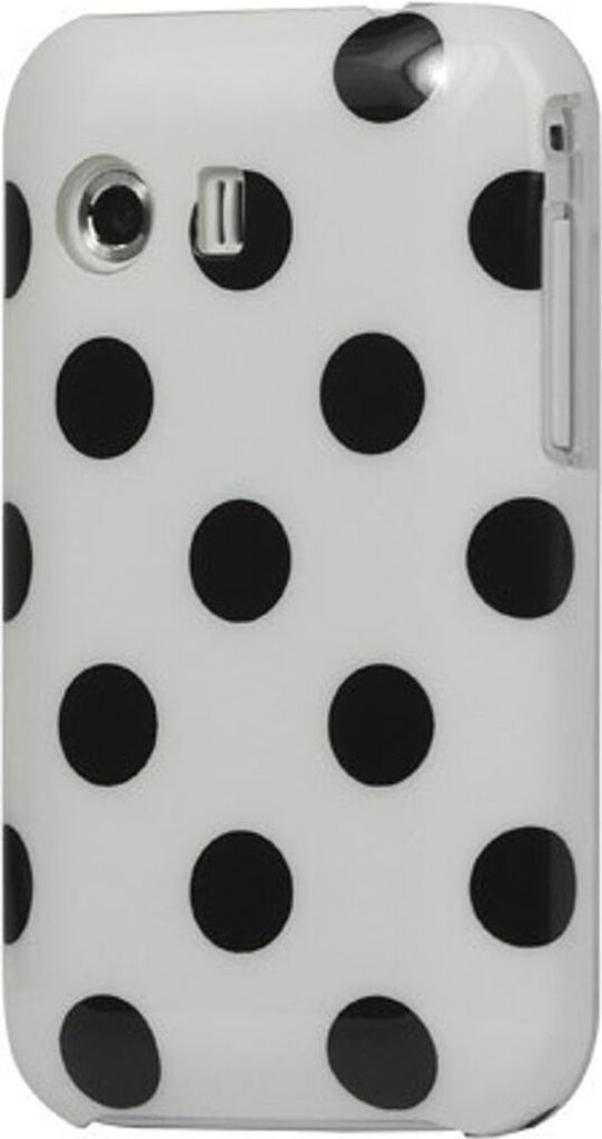 Schutzhülle Hard Case für Handy Samsung Galaxy Y S5360 weiß / schwarz
