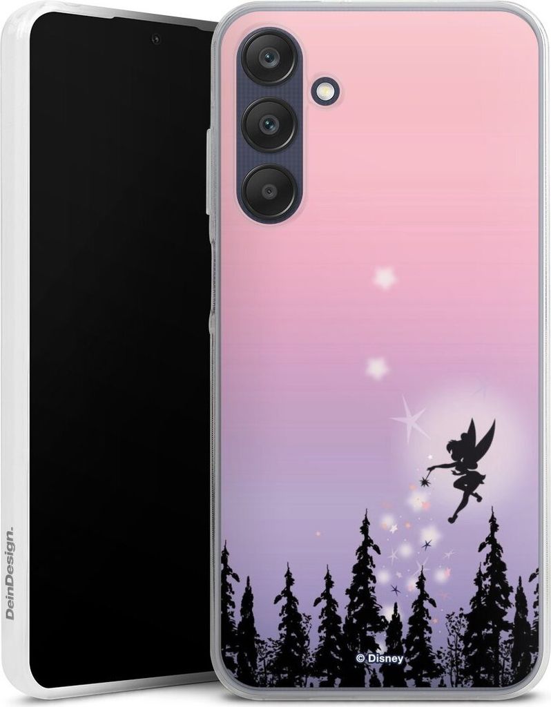 DeinDesign Slim Hülle für Samsung Galaxy A25 5G Silikon Case Ultra Dünn Handyhülle Disney Offizielles Lizenzprodukt Tinkerbell