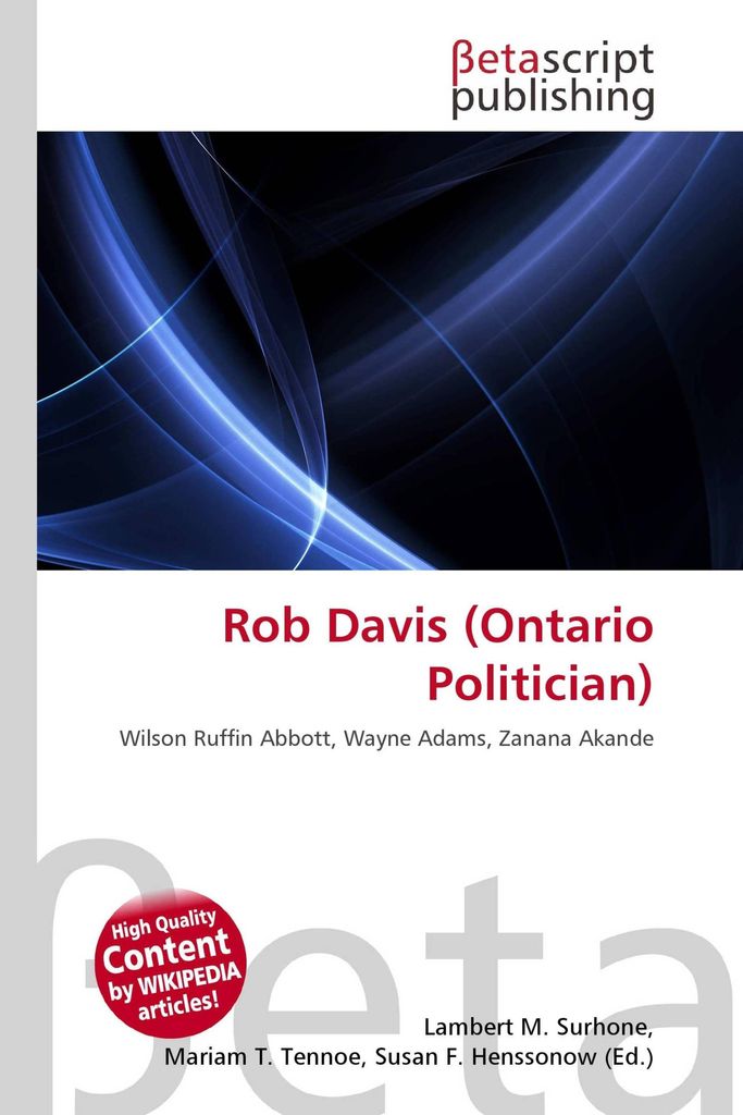 Rob Davis (Ontario Politician)