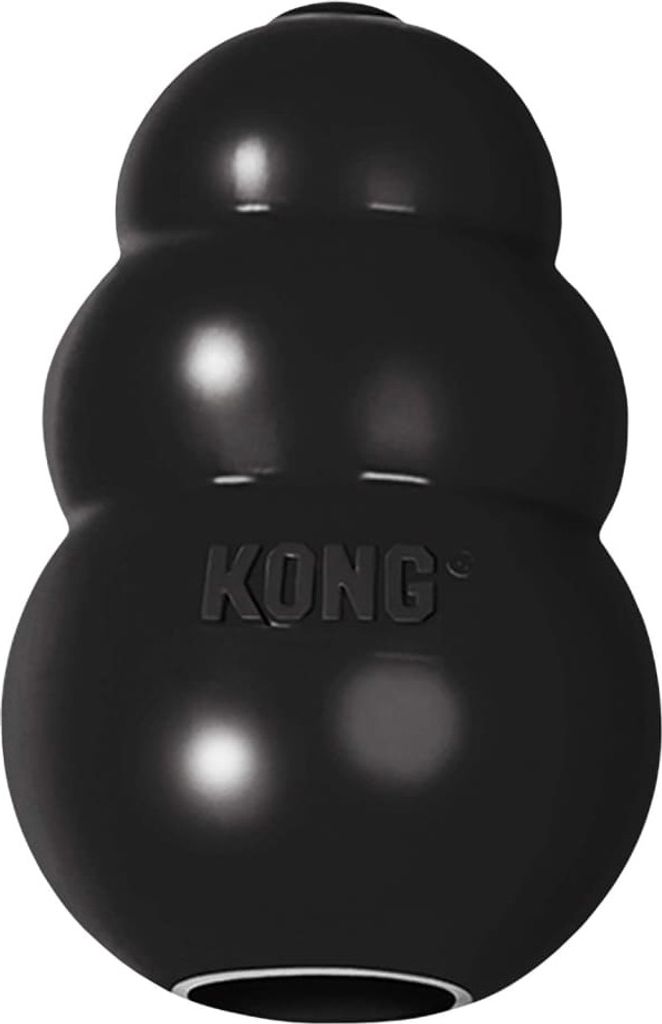 KONG Extreme, Pes, Čierna, Guma, Žuvanie, Aportovanie, Obrázok produktu 