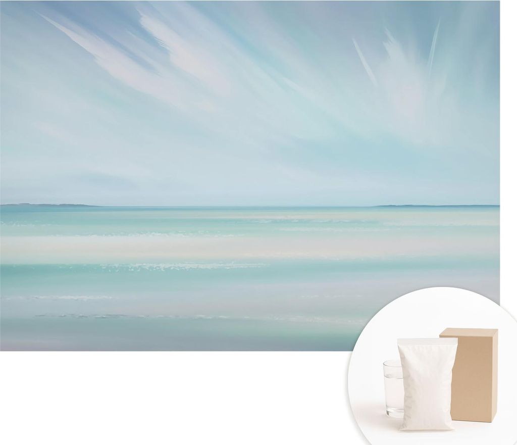 Fototapete - Wandbilder für Wohnzimmer - 208x146 cm - Dekorative Wandfolie - Modernes Design für Wanddekoration - Tapeten für Innenräume - Ruhi...