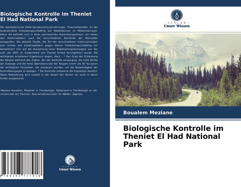 Biologische Kontrolle im Theniet El Had National Park