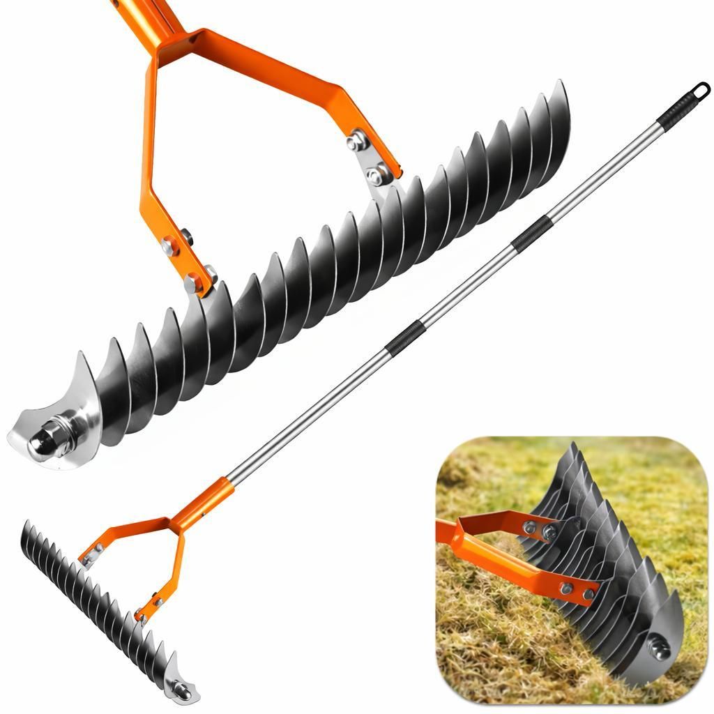 LUXTOM | Vertikutátor na trávnik, rukoväť s dĺžkou 134 cm, Obrázok produktu 