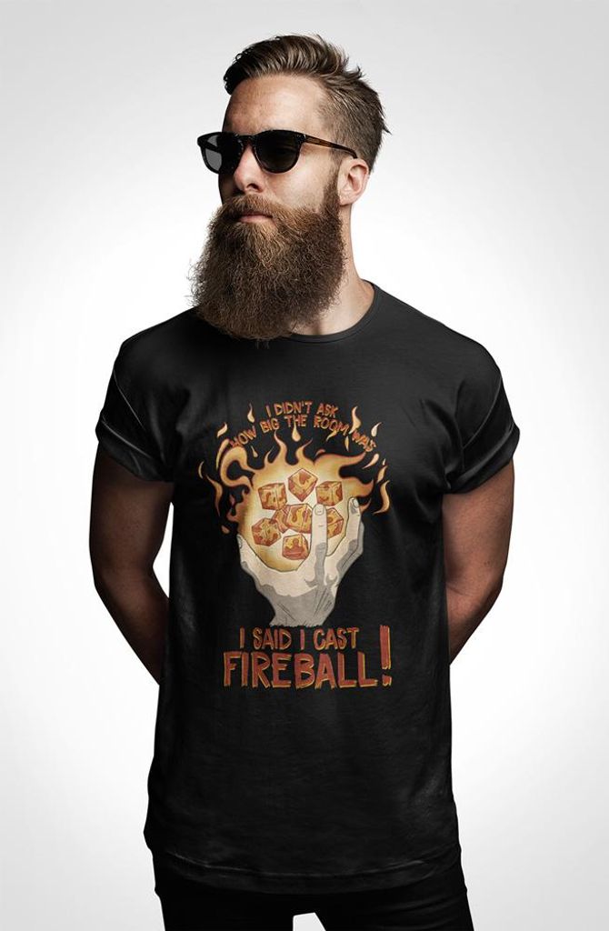 D&B Uni Polo GM00006 Fireball Schwarz-Größe M
