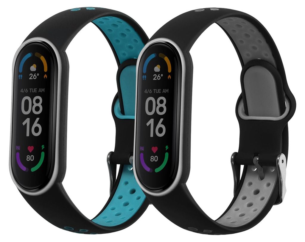 kwmobile 2x Uhrenarmband für Xiaomi Mi Smart Band 6 / Mi Produktbild 