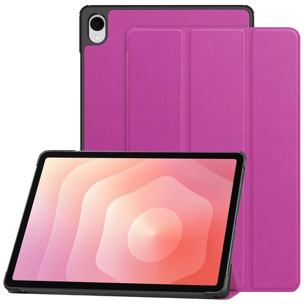 Schutzhülle Case Cover für Samsung Galaxy Tab S11 11" 2025 SM-X736/SM-X730 Smart Cover Magnet Standfunktion Klapphülle Tablet Tasche LILA